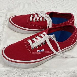 Red Vans UltraCush